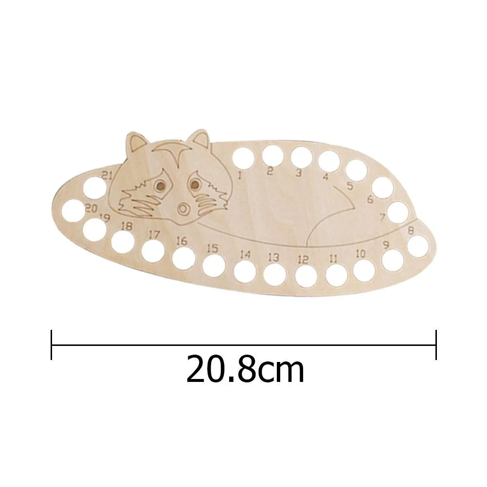 3pcs Wooden Carved Cross Stitch Thread Board(Starfish)