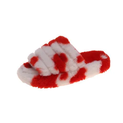 Hot selling thick-soled plush slippers