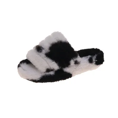 Hot selling thick-soled plush slippers