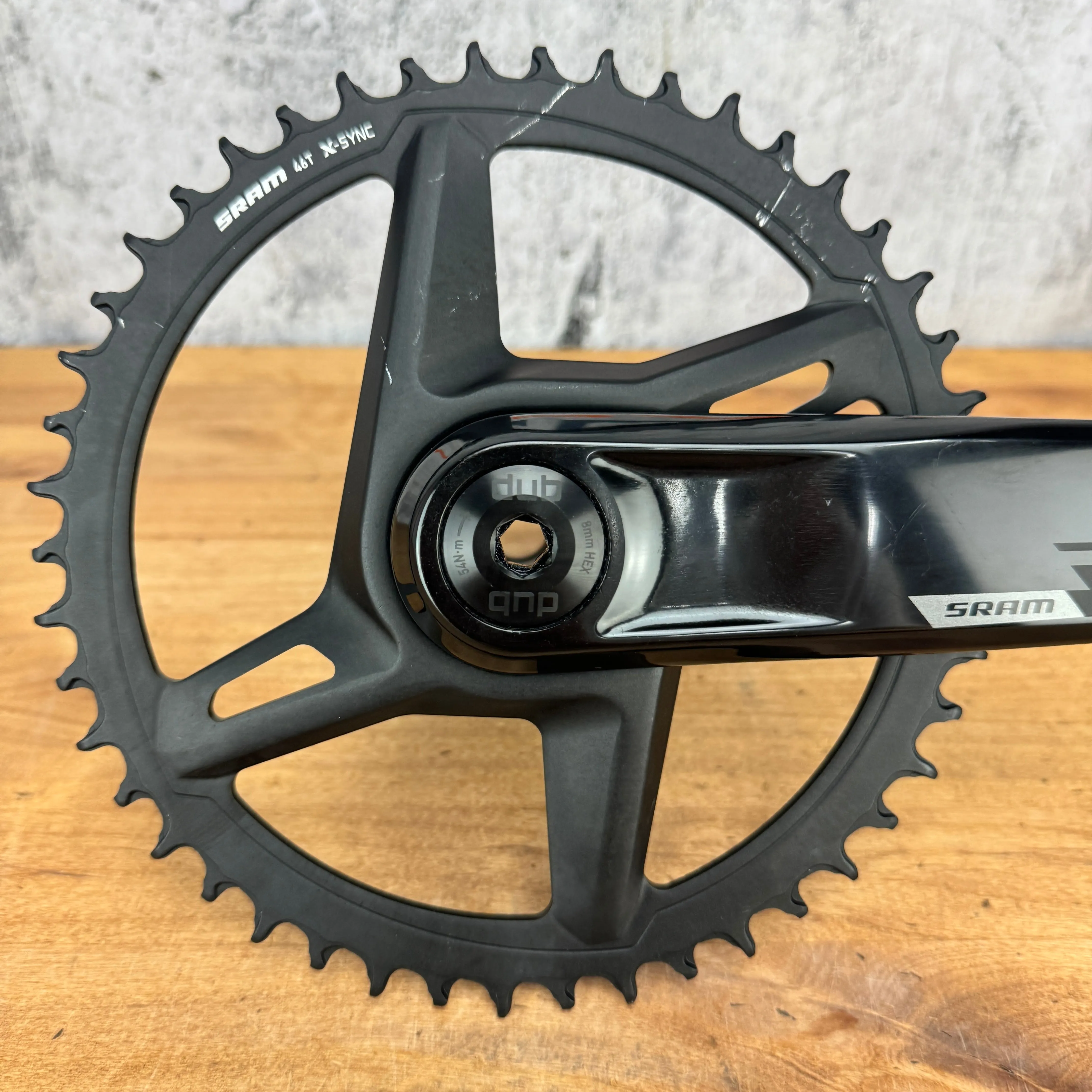 Low Mile! SRAM Rival AXS 29mm DUB Wide 172.5mm 46t 12-Speed Alloy Crankset