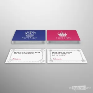 Mr. & Mrs. Trivia Card Game