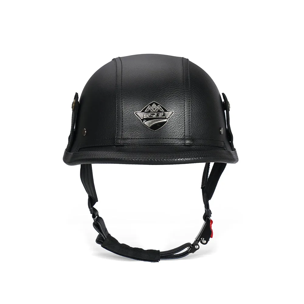 Retro Street Motorcycle Helmet Black
