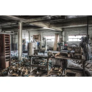 Sewing Desk | Abandoned Shoe Factory