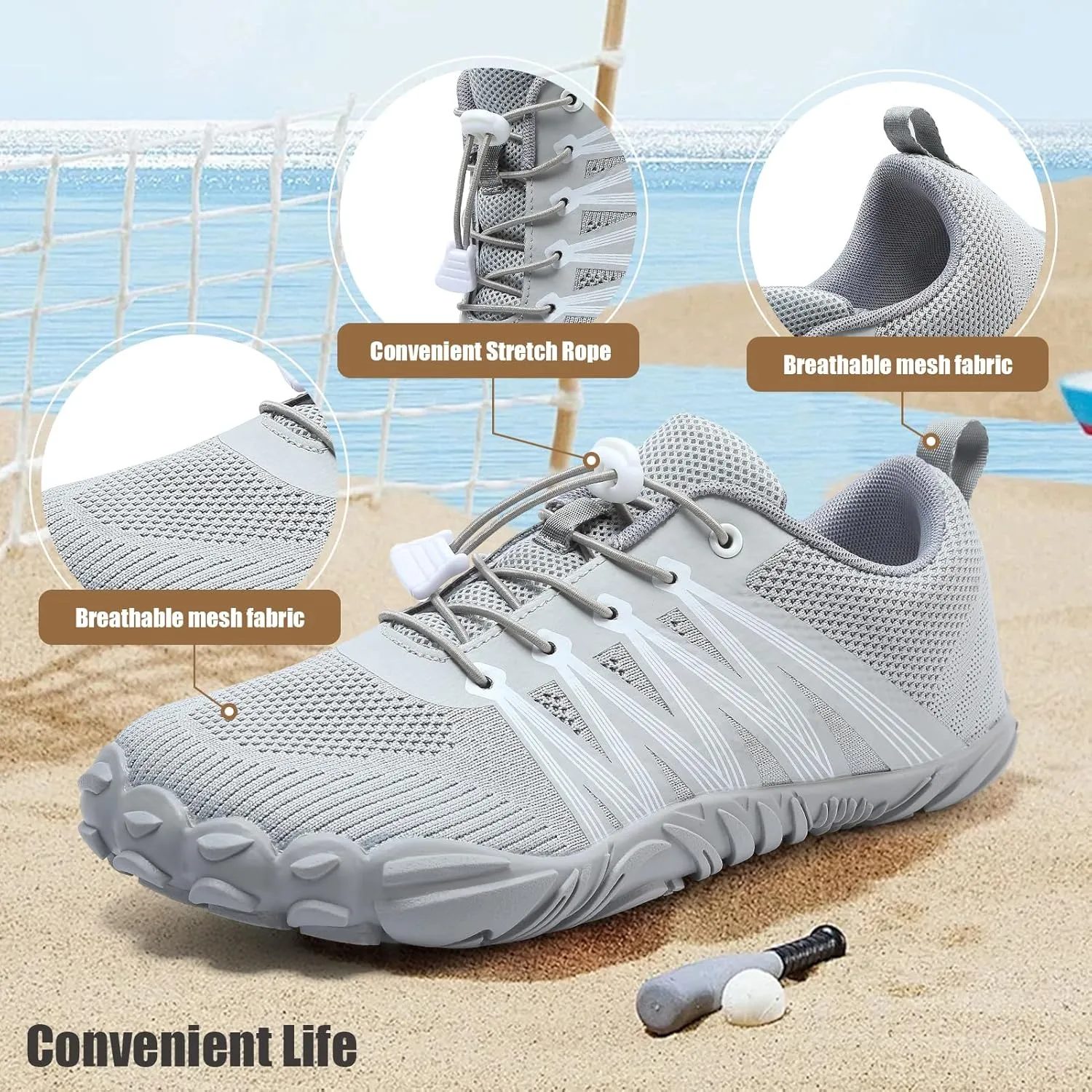 ziitop Barefoot Shoes Women Men Minimalist Shoe Wide Toe Box Zero Drop